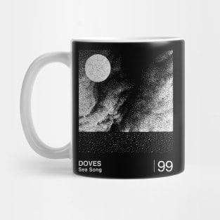 Doves / Sea Song / Minimalist Graphic Artwork Design Mug